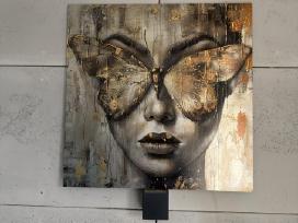 Metalo paveikslas 70x70 cm - Aliuminis su laku