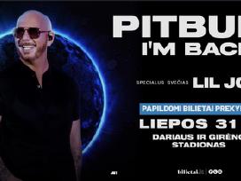 1 Pitbull stovimas bilietas