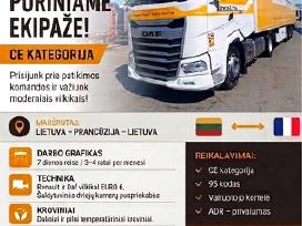 Dviejų vairuotojų ekipažas ratais Lt - Fr - Lt