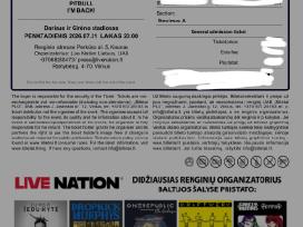 2 stovimi bilietai į Pitbull koncertą Kaune