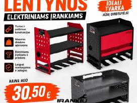 Pakabinamos lentynos įrankiams