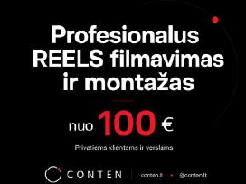 Profesionalus Reels filmavimas ir montažas