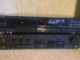 Technics stiprintuvas ir CD grotuvas