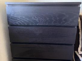 Ikea Malm komoda ir 2 naktiniai staliukai