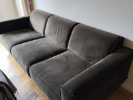 Prabangus sofos ir foteliukų komplektas