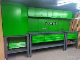 Metalinis darbastalis, metaliniai darbo baldai