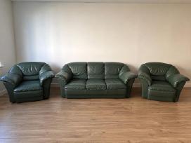 Itališka odinė sofa su foteliais