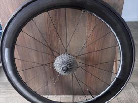 Vision karboniniai ratai + shimano dura-ace kasetė