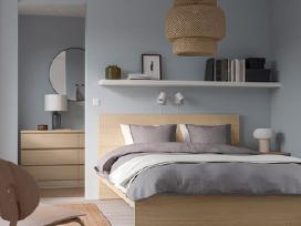 Ikea Malm Lova su 140-200 čiužinių