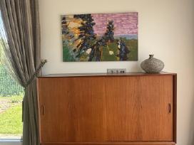 Mid Century medinė komoda