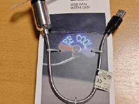 Usb ventiliatorius su LED projekcija