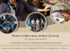 Čia gimsta menininkai. P. Kostino meno studija