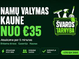 Namų valymas Kaune nuo €35 Švaros Tarnyba