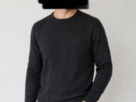 Plonas šiltas švelnus klasikinis vilnos megztinis