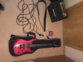 Elektrinė gitara ir komplektas
