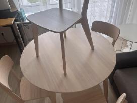 Ikea Lisabo stalas + 4 kėdės Mažai naudotas
