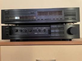 Yamaha C-80 pradinis stiprintuvas+yamaha T-85 tiun
