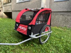 Ypac lengva aliuminine dviracio priekaba 2 vaikams