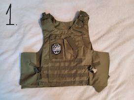 Airsoft pistoletai ir ekipuotė