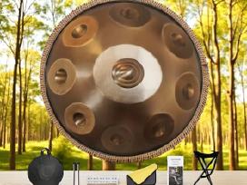9 Note Handpan 22 Gold 432 Hz Drum 55cm
