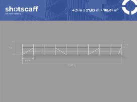Baumann fasadiniai pastoliai 119 m²