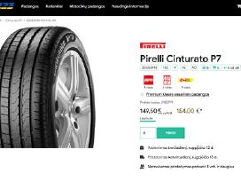 Apynaujės Pirelli Cinturato P7 225/55 R18