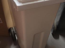 Šiukšlių konteineris 190ltr baltas