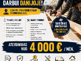Staybininkai Darbui Danijoje