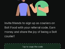 Bolt kurjerio 40€ premija