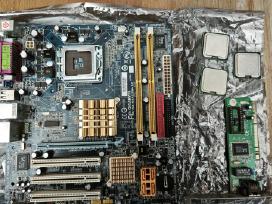 Pagrindinė plokštė Gigabyte Ga-945gzm-s2 + dalis