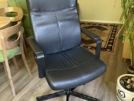 Ikea odinė biuro kėdė