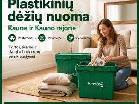 Plastikinės dėžės persikraustymui / logistikai