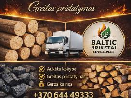 Briketai, Granules, Anglys, Durpės,malkos