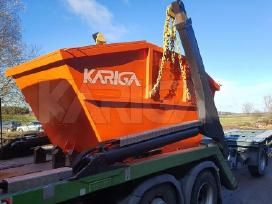 Užkeliami konteineriai Hooklift konteineriai