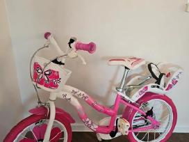 Vaikiškas dviratis Dino Bikes Flappy 14", rožinis