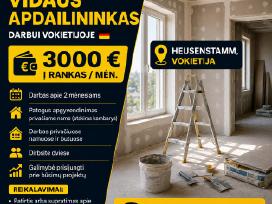 Vidaus apdailininkas darbui Vokietijoje 3000 €