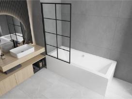 Nauja vonia 170*80 su 80 cm sienele.