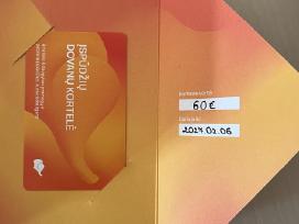 Gera dovana dovanų kortelė