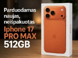 Naujas! Oranžines spalvos! iPhone 17 Promax