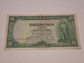 25 latai 1938m.banknotas