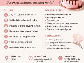 Konditerio darbas