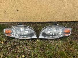 Audi A4 b7 halogenai priekiniai žibintai