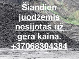 Juodžemis nesijotas Nebrangiai