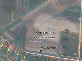 Parduodamas 2 ha sklypas Rudaminoje – 850 kw galia