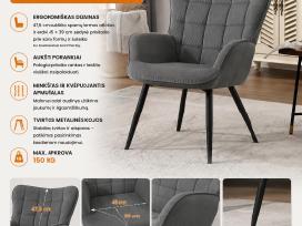 Modernus poilsio fotelis