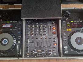 Dj komplektas Pioneer Cdj-850-k + Behringer Djx900