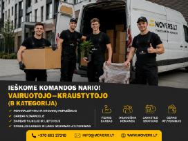Vairuotojas-kraustytojas B kategorija
