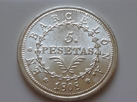 Ispanija Barselona 5 pesetos 1808