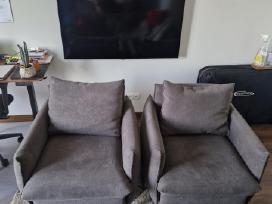 Fotelis Etap sofa Nesto Pilkas