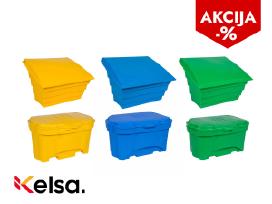 Dėžės smėlio, druskos mišiniui